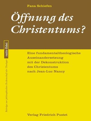 cover image of Öffnung des Christentums?
